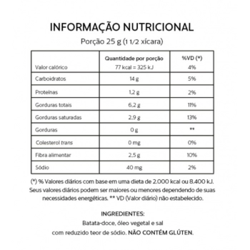 Chips de Batata Doce Original - rootstogo - 100g